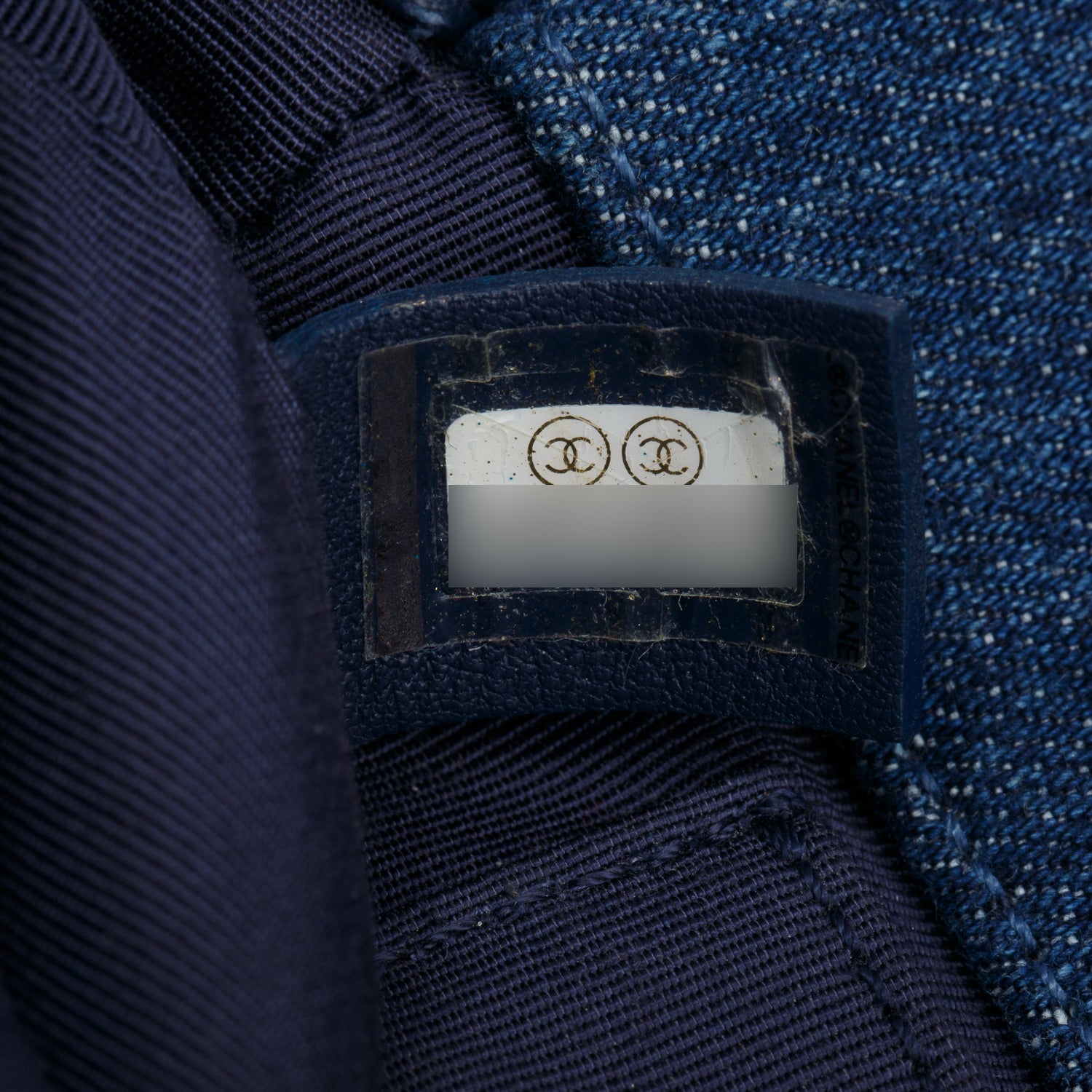 Chanel 2020 Blue Denim Quilted 19 Waist Bag w/ Authenticity Card
