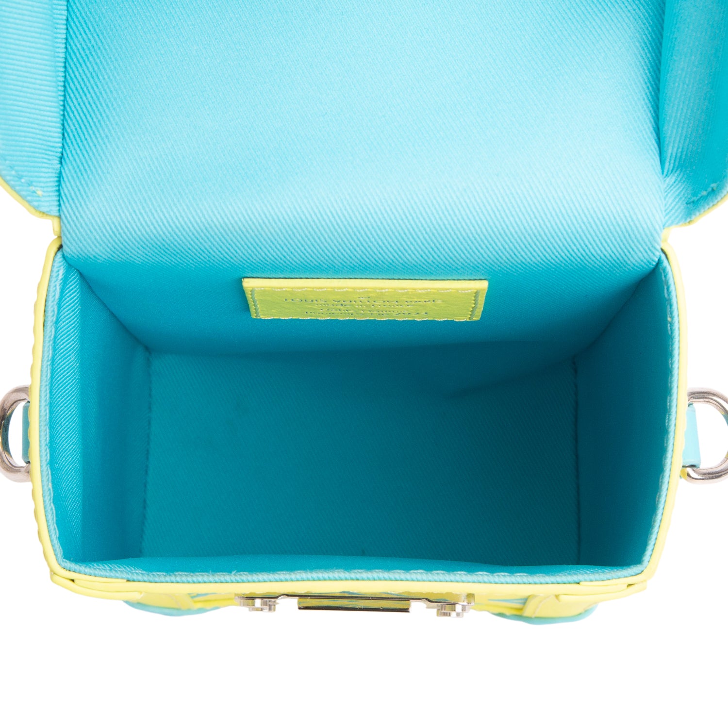 Louis Vuitton 2023 Green/Blue Monogram Playground Vertical Trunk Wearable Wallet w/ Strap