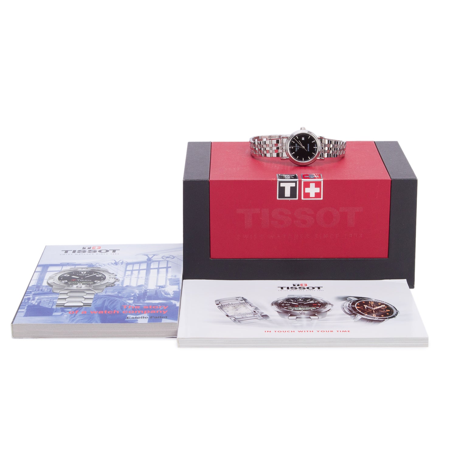 Tissot Stainless Steel T-My Lady 27 MM Automatic Watch Black Dial w/ Box & Papers