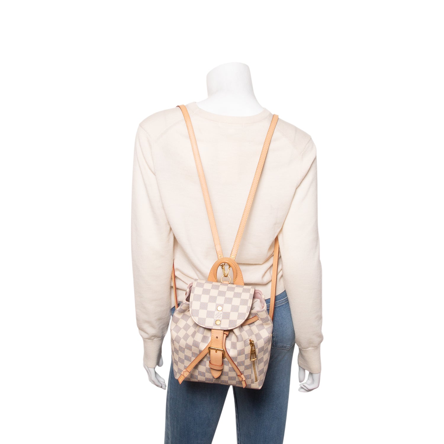 Louis Vuitton 2020 Damier Azur Sperone BB Backpack