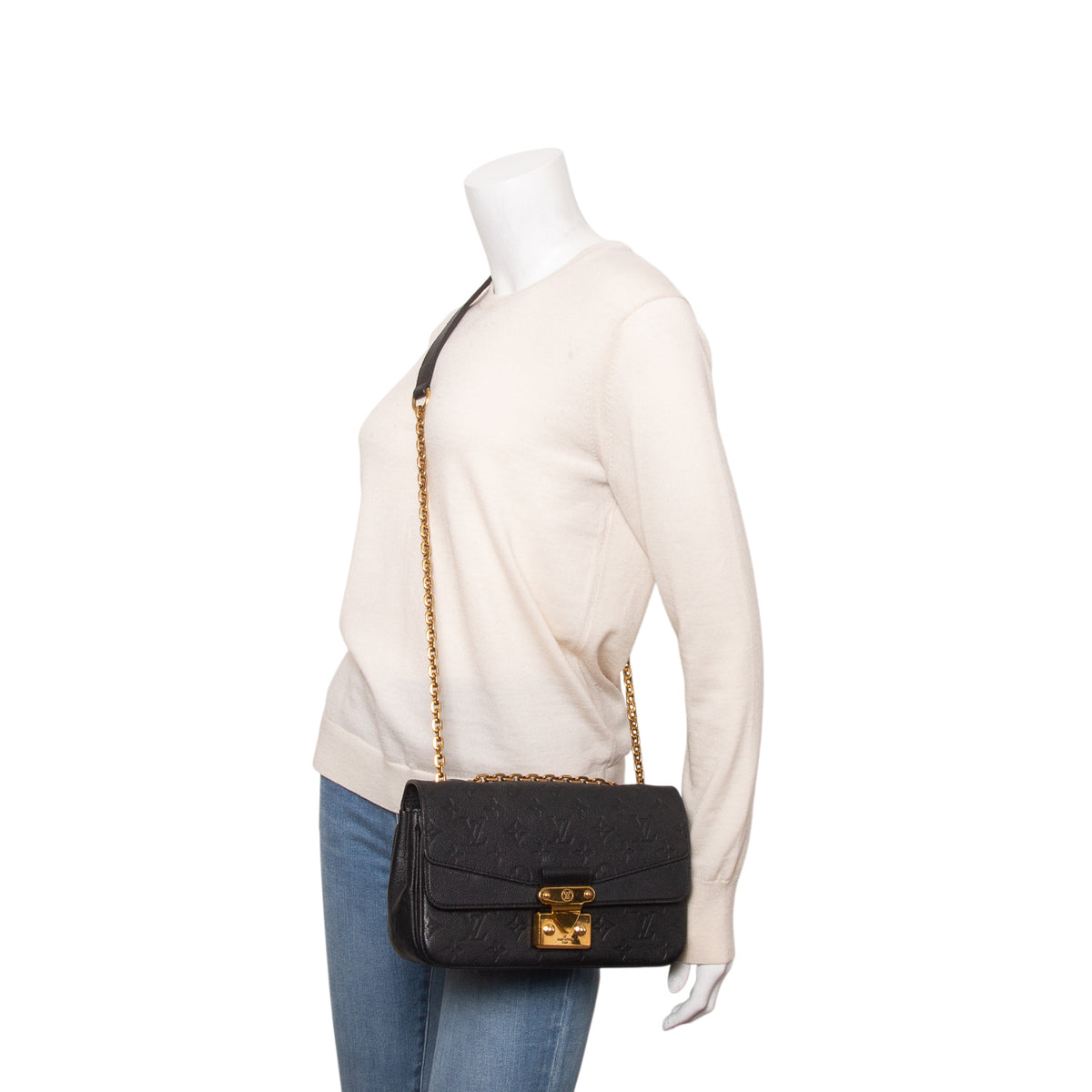 Louis Vuitton Black Empreinte Marceau