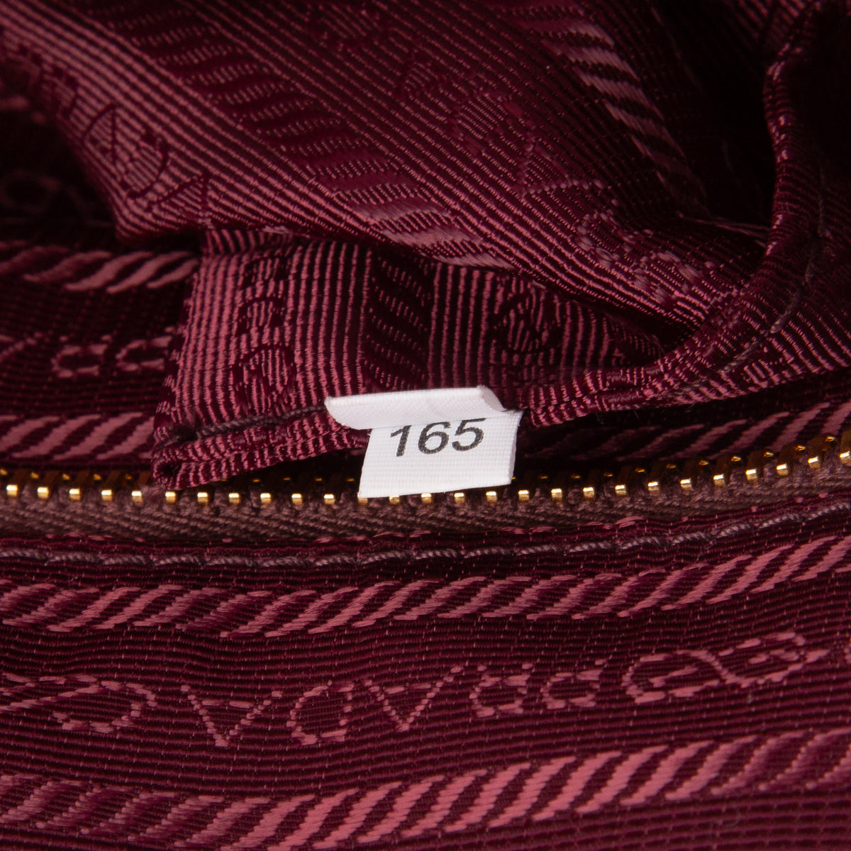 Prada Burgundy Nylon Tessuto Saffiano Leather Shopping Tote w/ Strap
