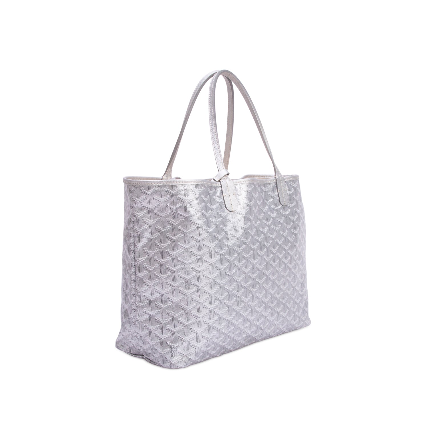 Goyard 2020 Silver Precious Metals Saint Louis PM Tote w/ Pouch
