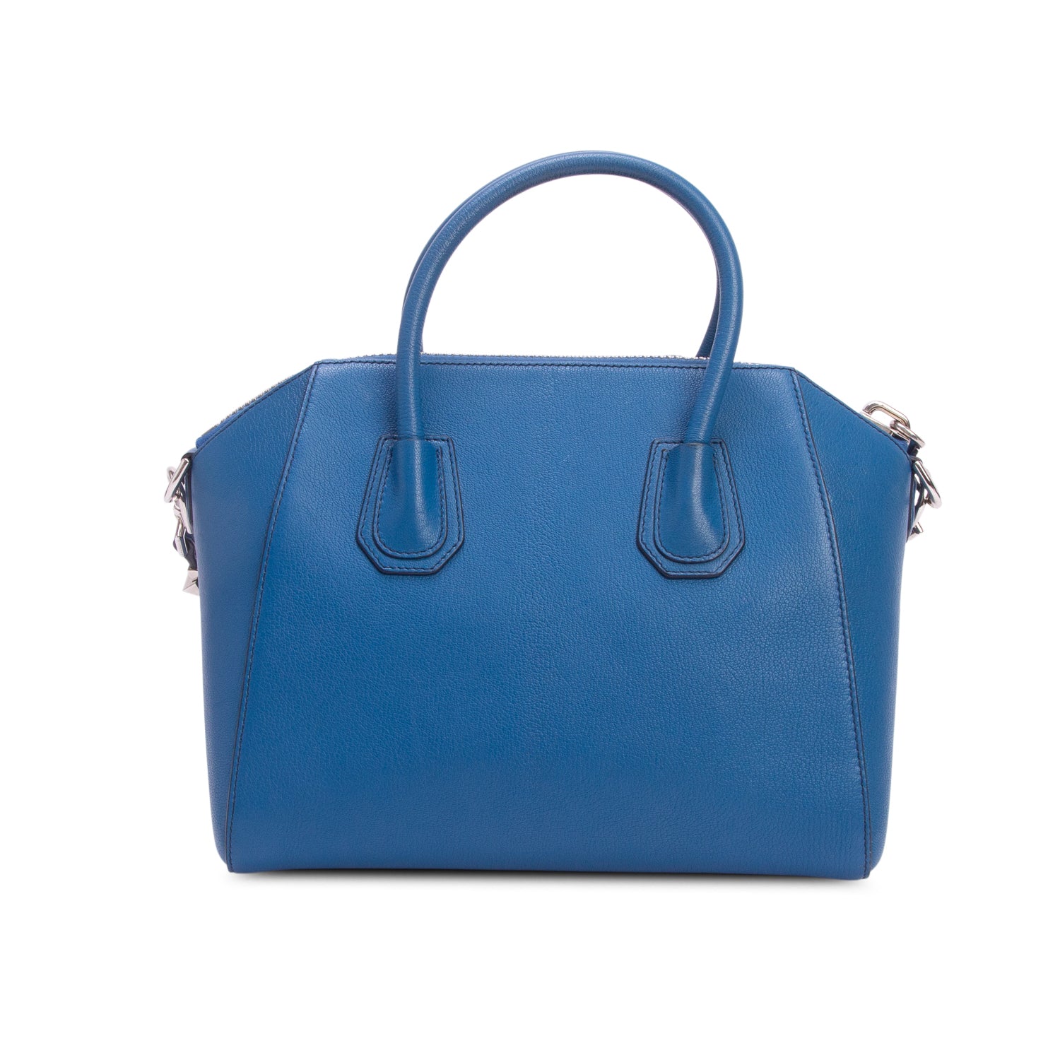 Givenchy Blue Sugar Goatskin Leather Small Antigona w/ Strap