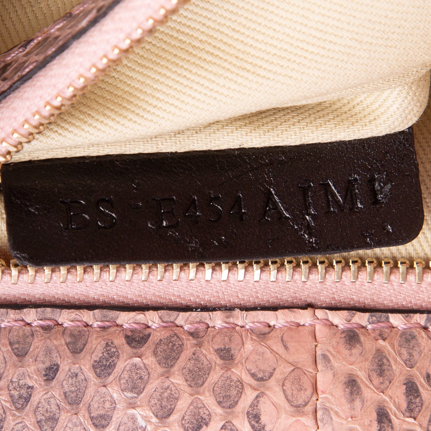 Valentino Pink Python Rockstud Medium Glam Lock Flap Bag