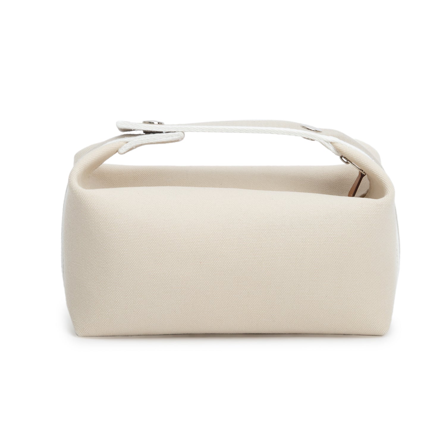 Hermes Naturel Toile H Canvas Small Bride-A-Brac Case