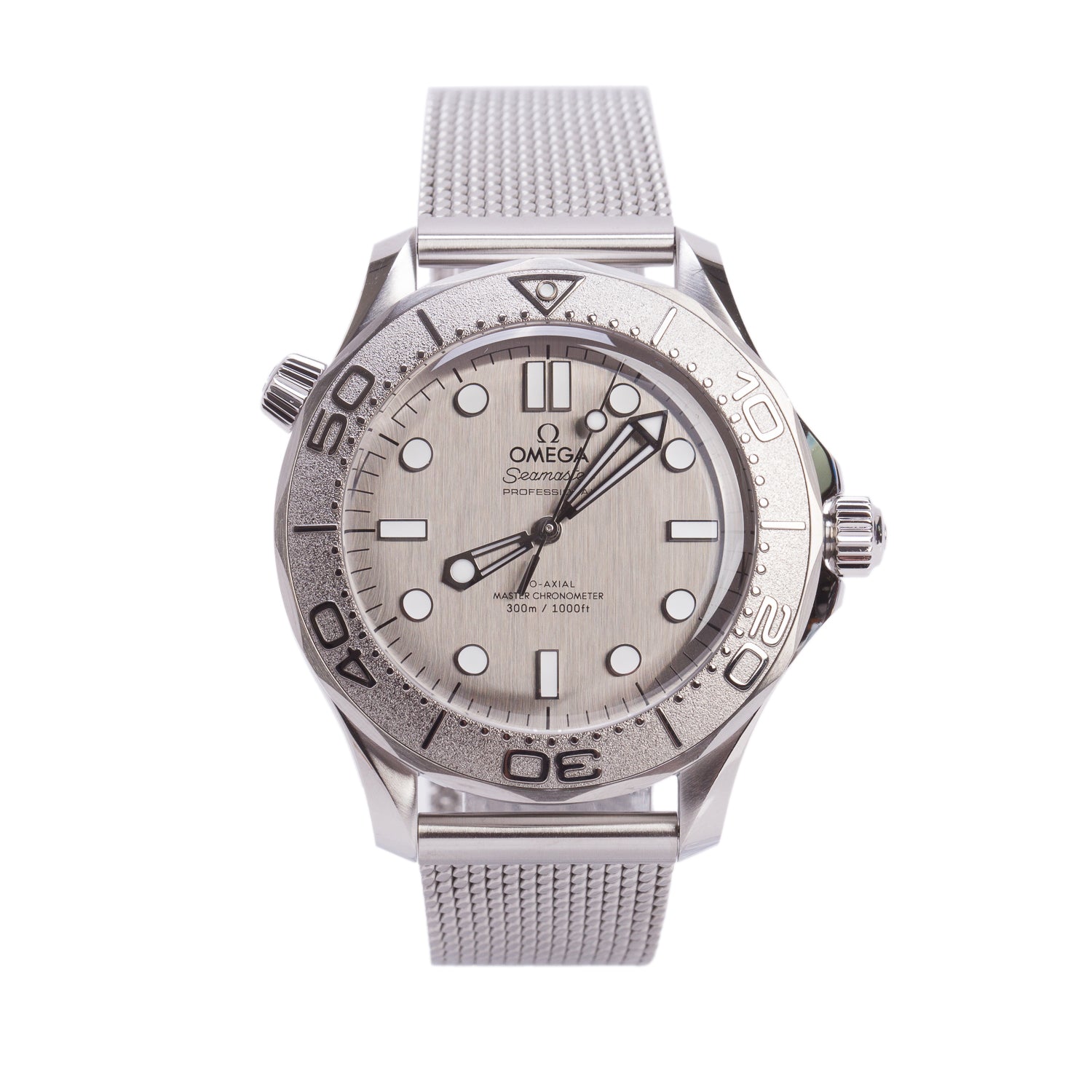 Omega 2026 Stainless Steel Seamaster Diver 300m Co-Axial Master Chronometer 42 MM Automatic Watch Grey Dial w/ Box & Papers