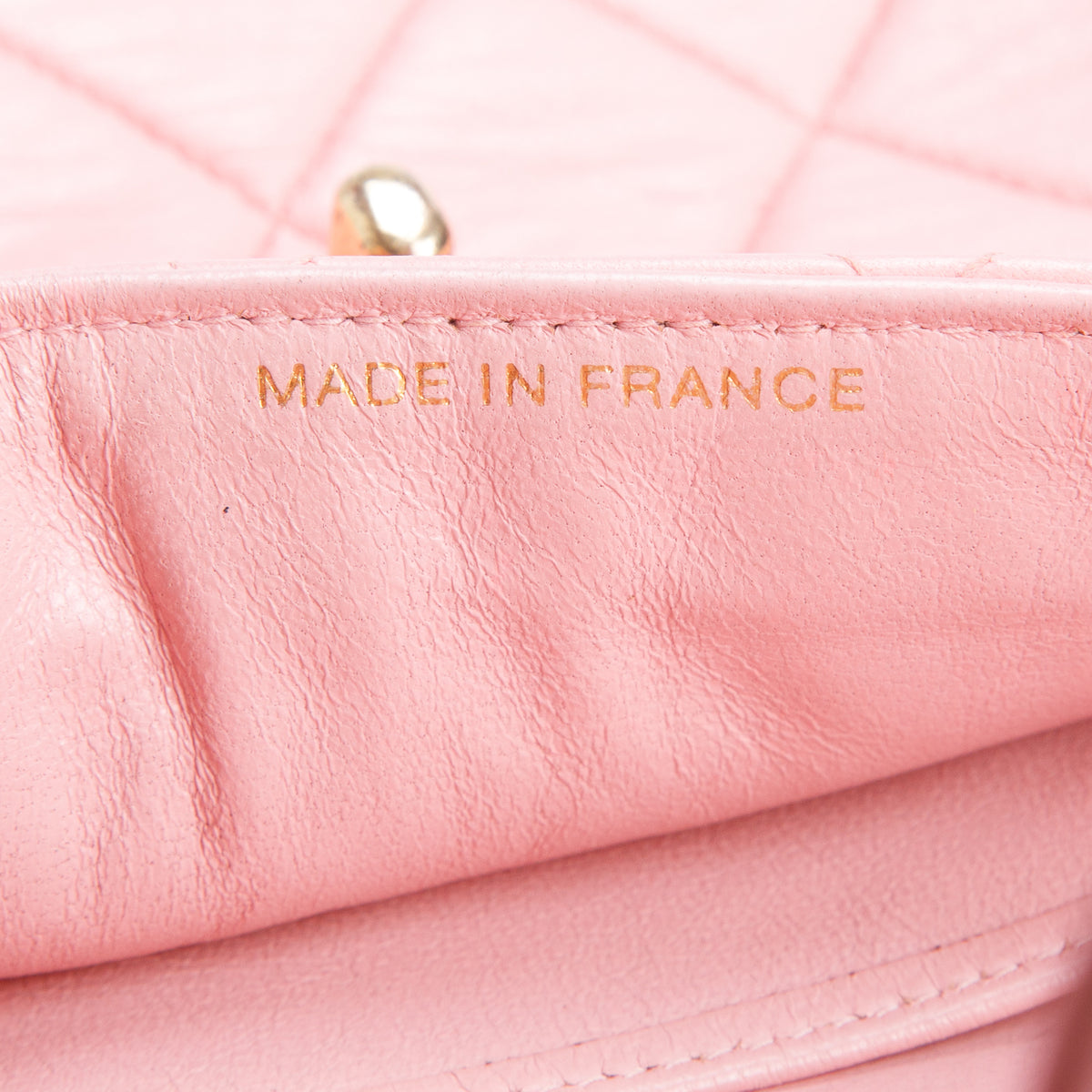 Chanel Vintage Pink Quilted Lambskin Double Sided Flap w/ Authenticity Card