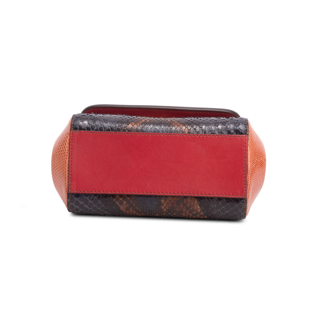 Dolce & Gabbana Multicolor Python Micro Miss Sicily w/ Strap
