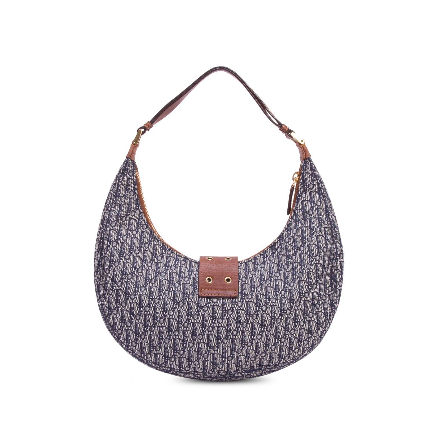 Christian Dior Navy Monogram Street Chic Hobo