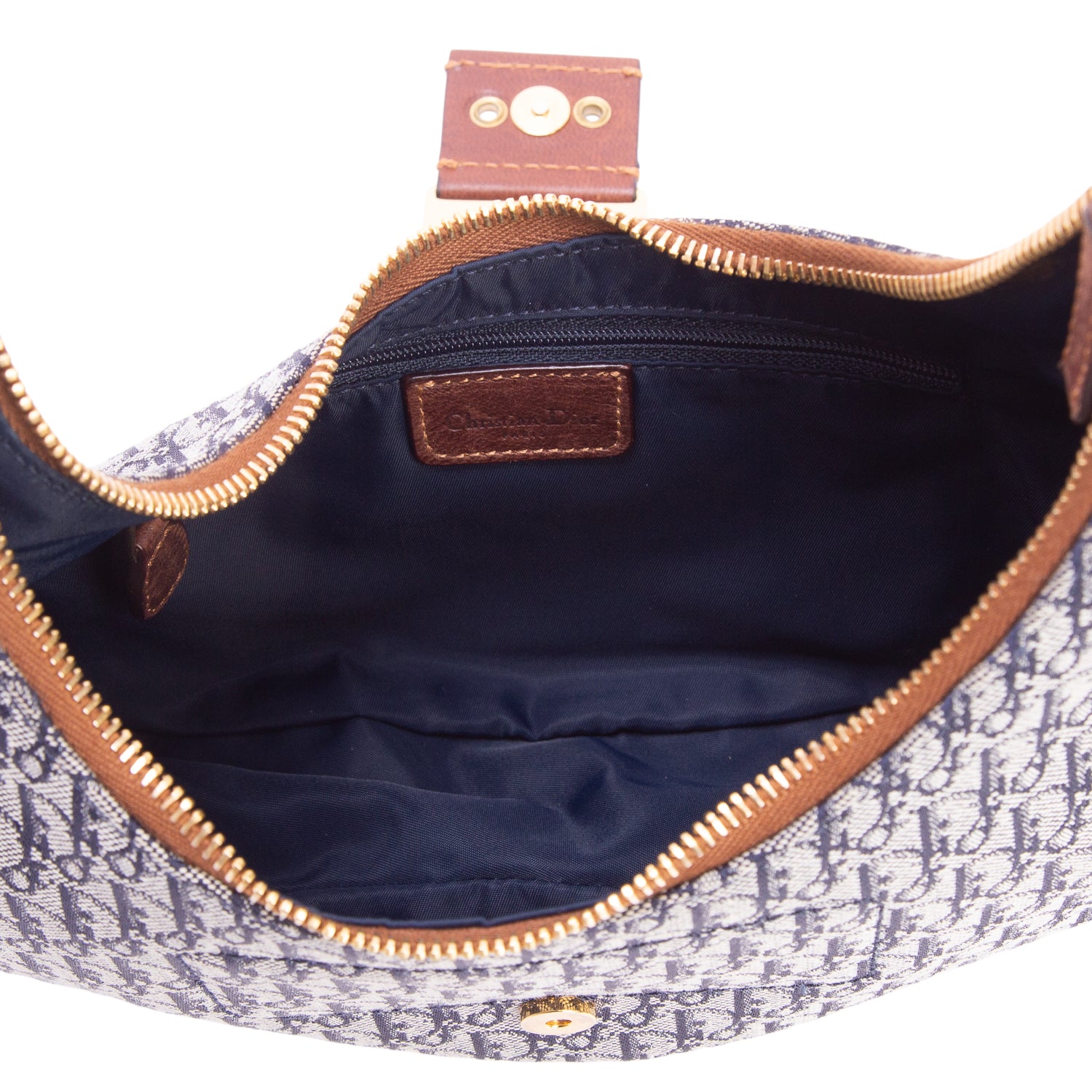 Christian Dior Navy Monogram Street Chic Hobo