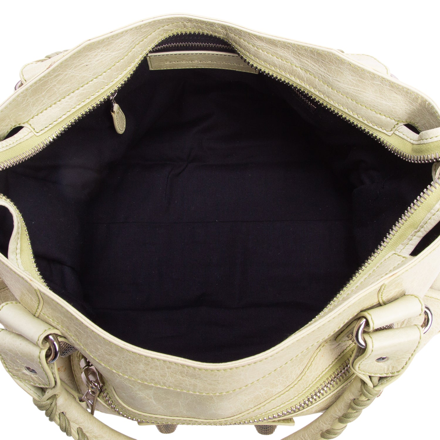 Balenciaga Green Agneau Giant 21 City Bag w/ Strap