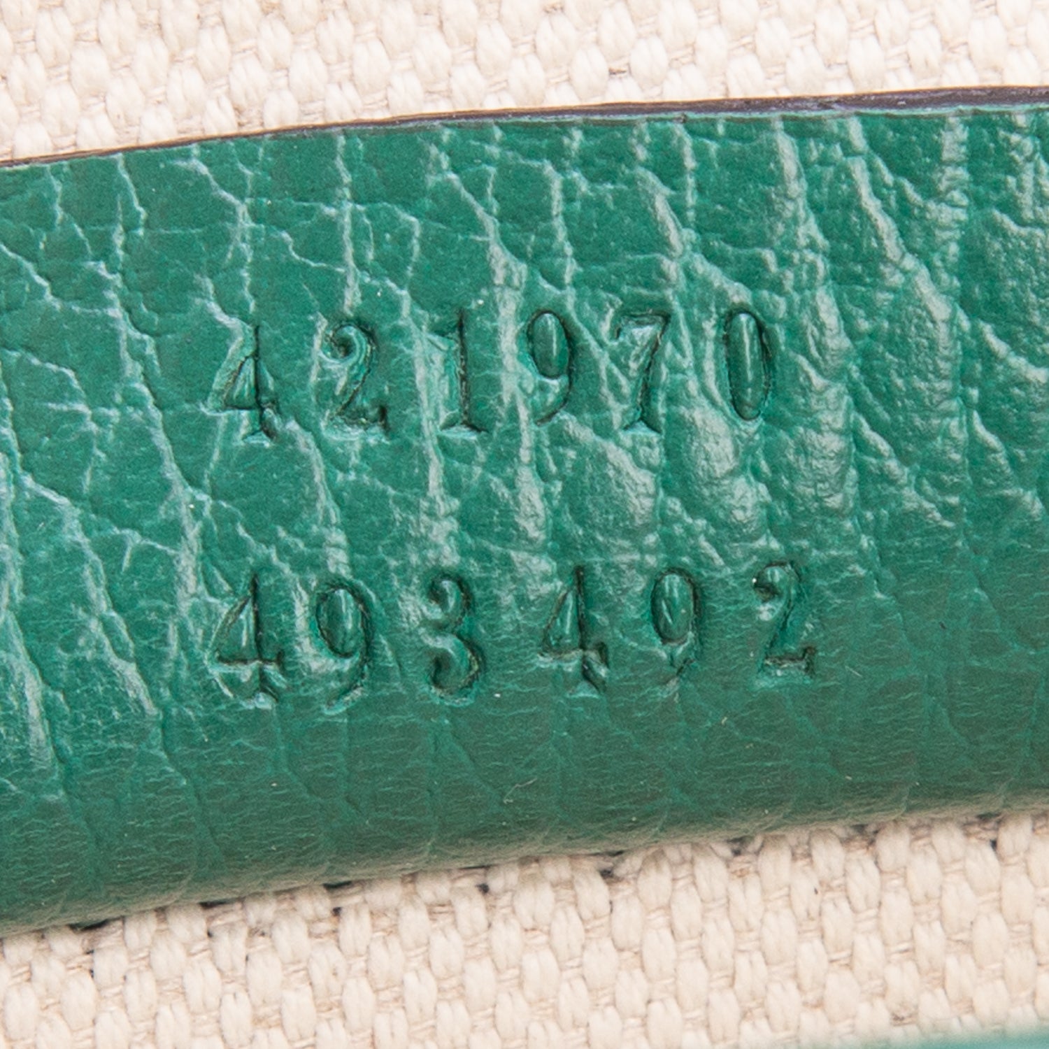 Gucci Green Dollar Calfskin Crystal Mini Dionysus Shoulder Bag