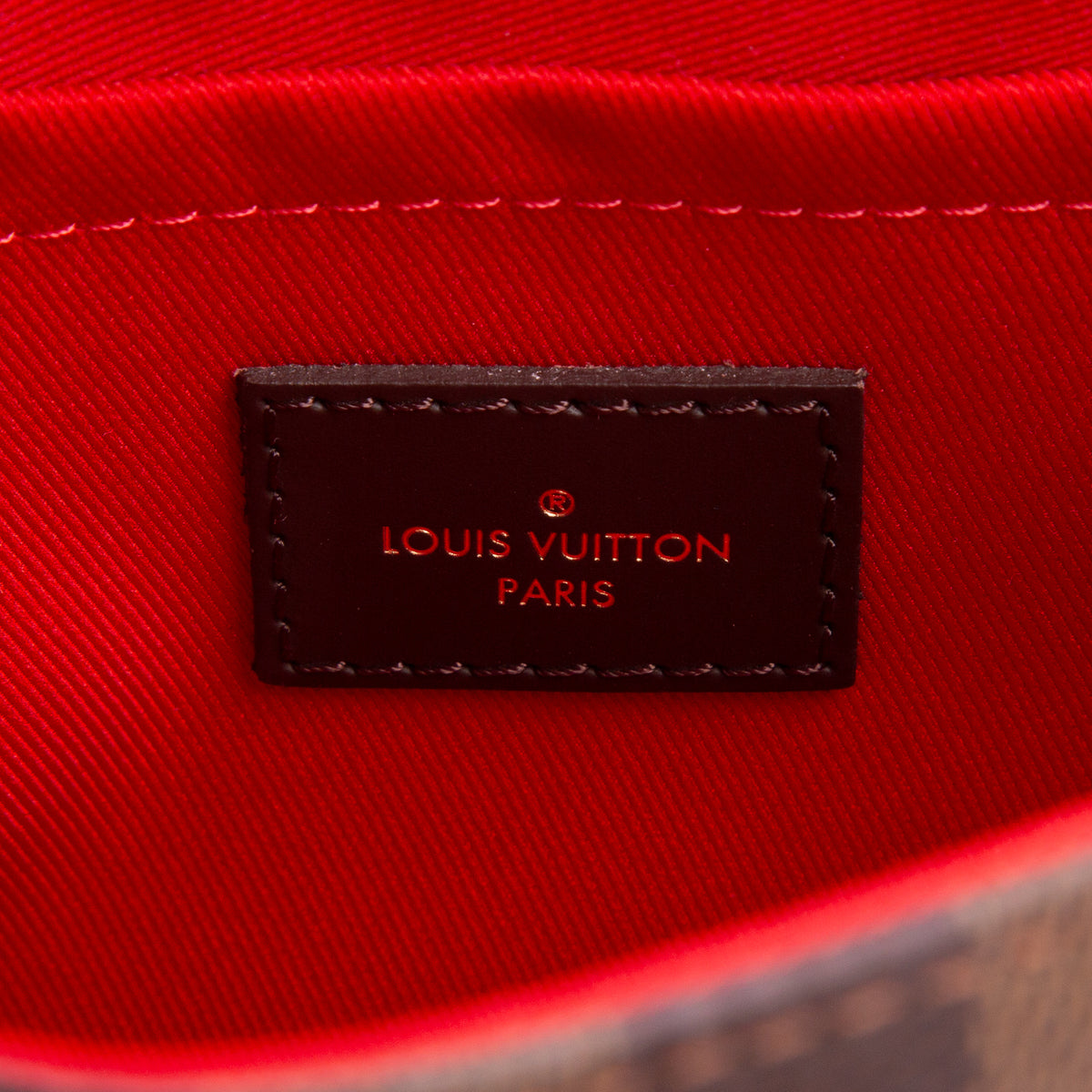 Louis Vuitton Damier Ebene Croisette w/ Box, Strap & Receipt
