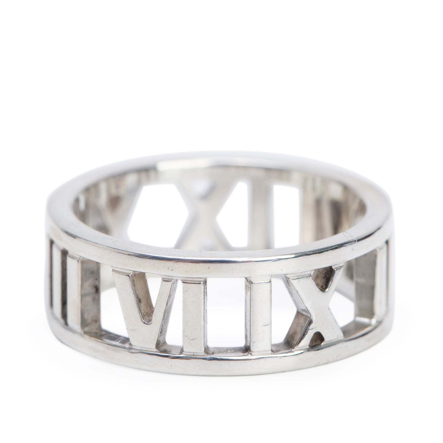 Tiffany & Co. Sterling Silver Atlas Open Ring, Size 5.25