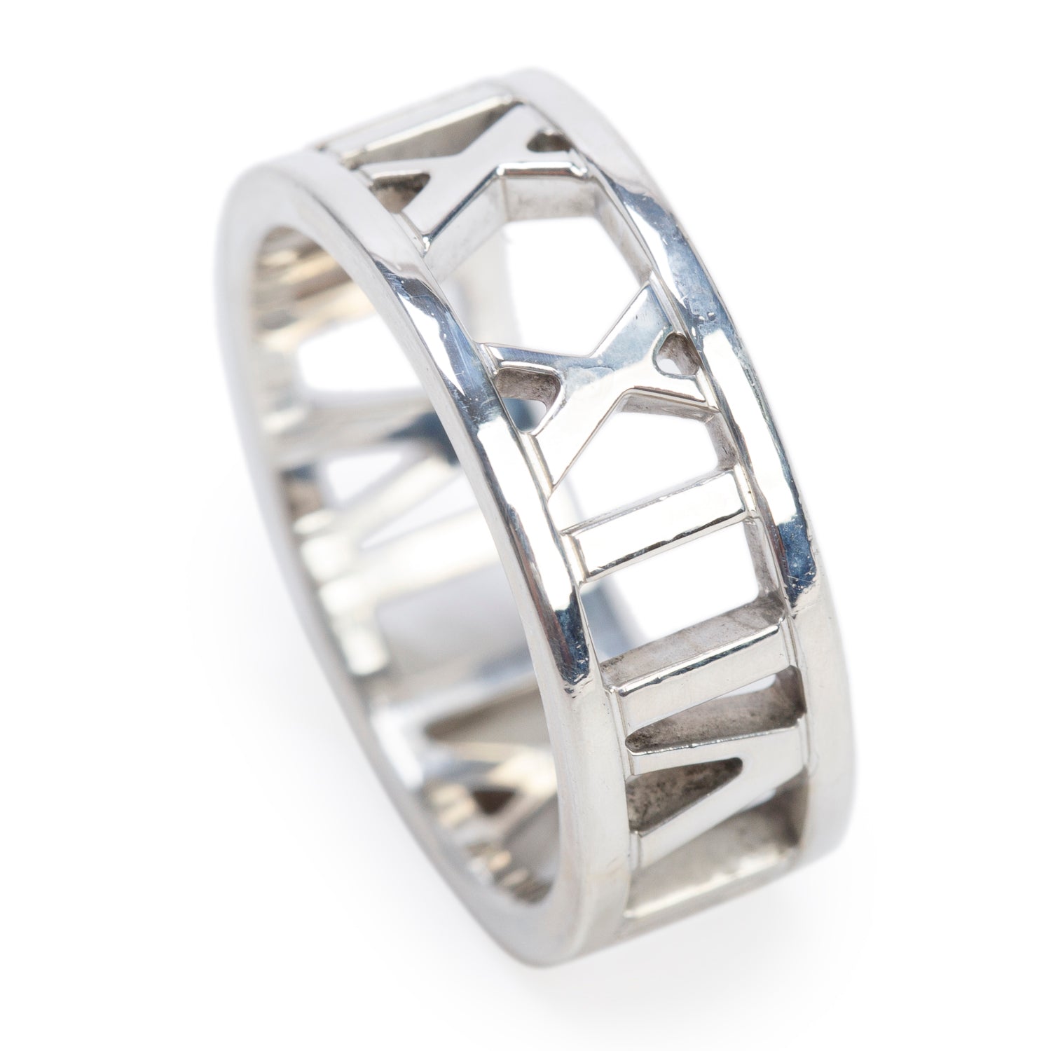 Tiffany & Co. Sterling Silver Atlas Open Ring, Size 5.25