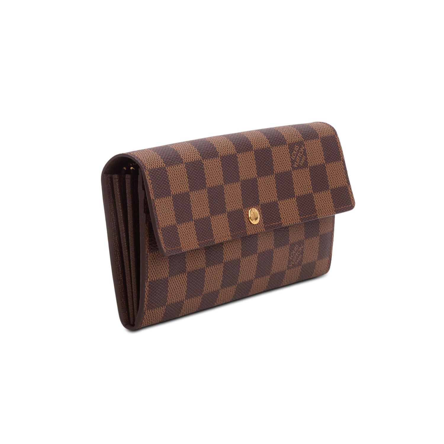 Louis Vuitton Damier Ebene Sarah Wallet w/ Box