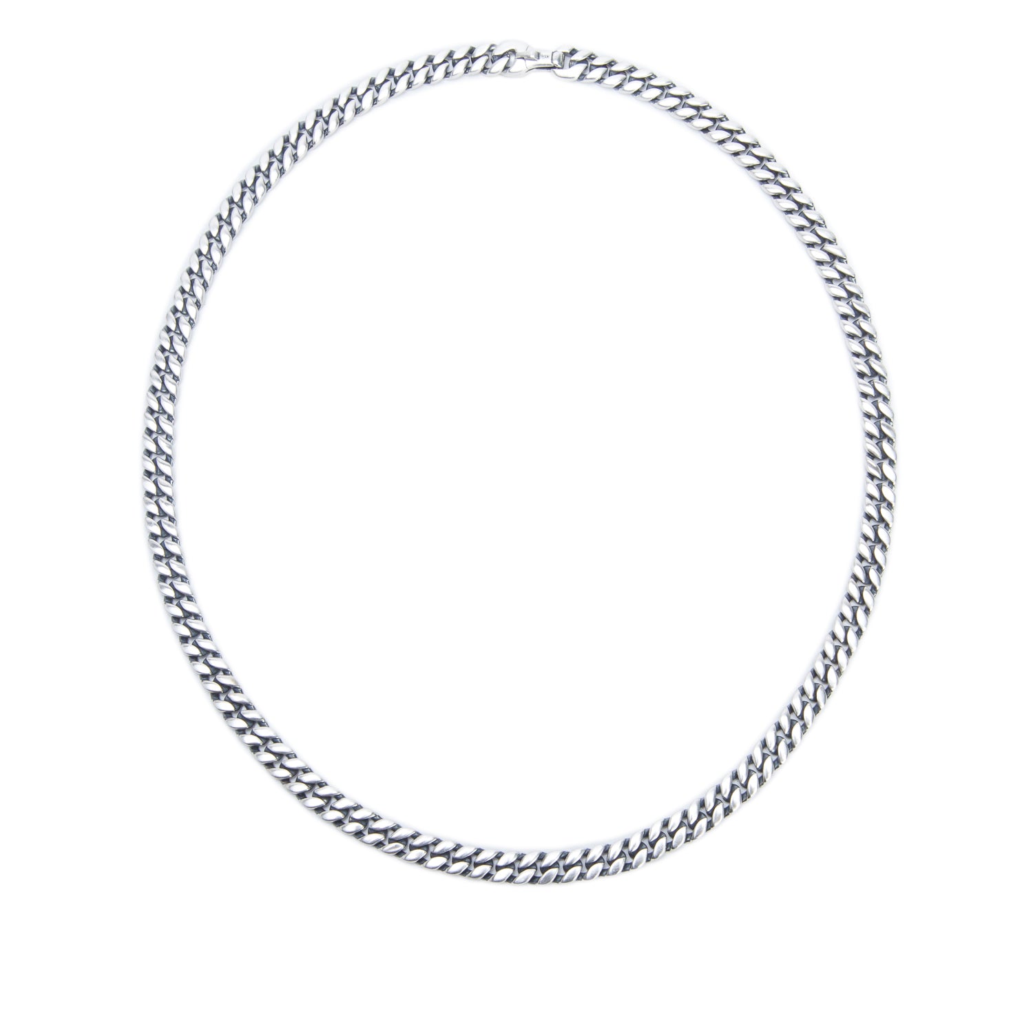 David Yurman Sterling Silver 6 MM Curb Chain Link Necklace