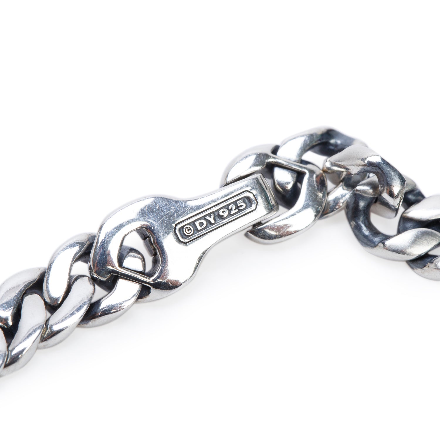 David Yurman Sterling Silver 6 MM Curb Chain Link Necklace