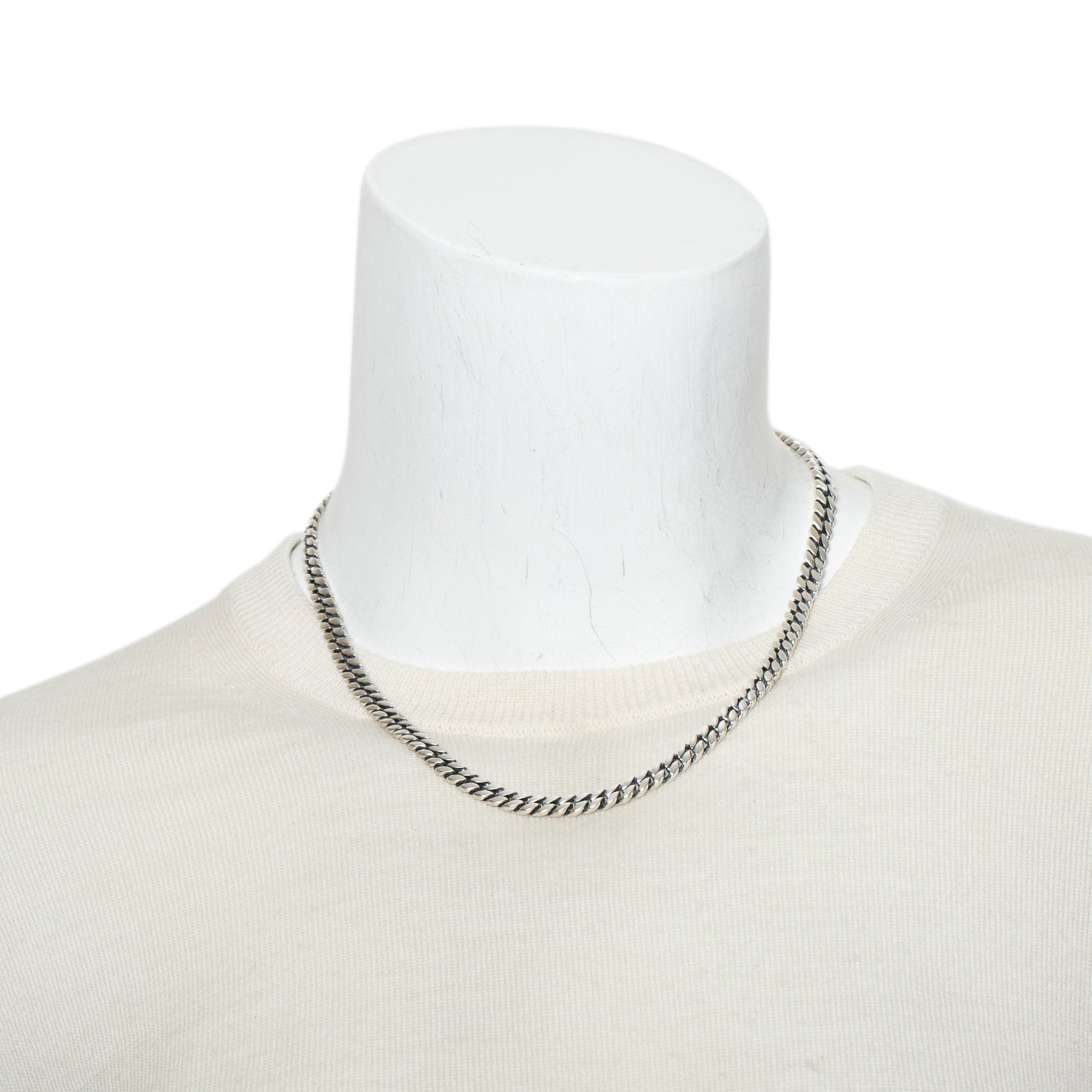 David Yurman Sterling Silver 6 MM Curb Chain Link Necklace