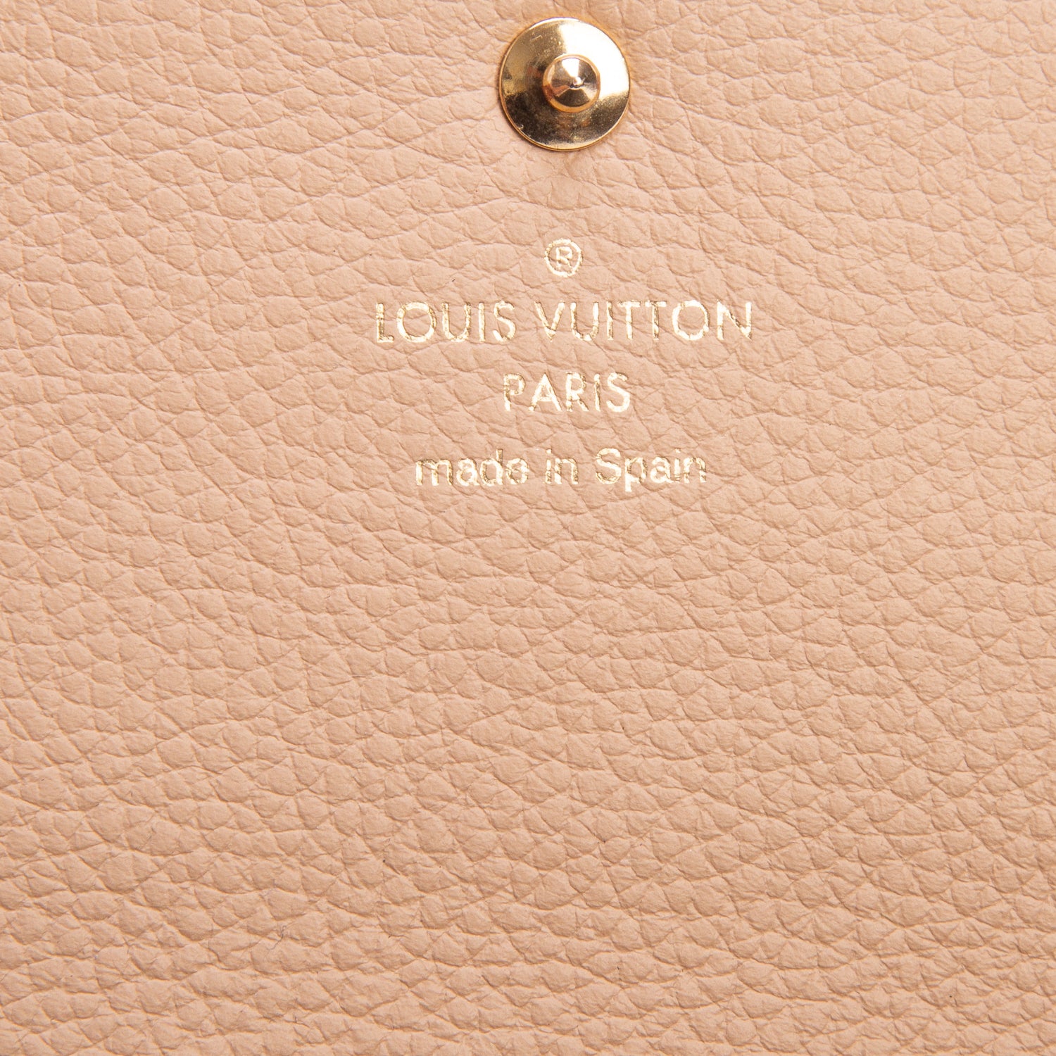 Louis Vuitton 2020 Black Monogram Empreinte Emilie Wallet