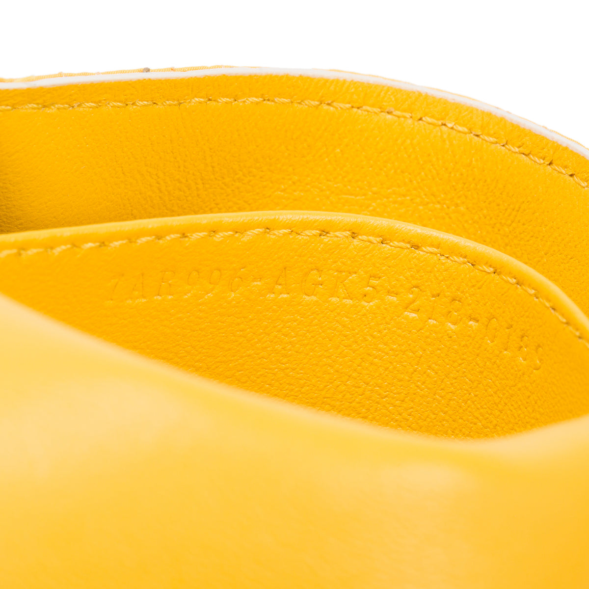 Fendi Yellow Nylon Nano Tube Maxi Handle Charm w/ Straps