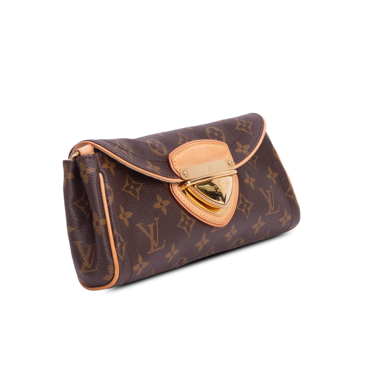 Louis Vuitton Monogram Beverly Clutch w/ Box