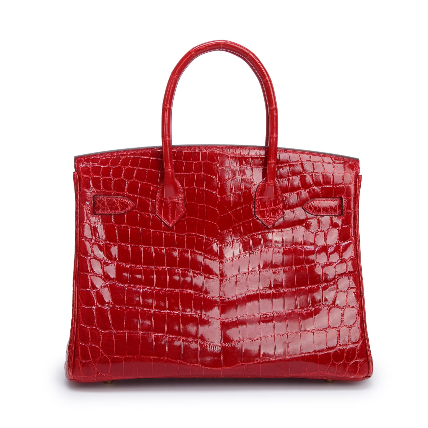 Hermes Braise Shiny Niloticus Crocodile Birkin 30