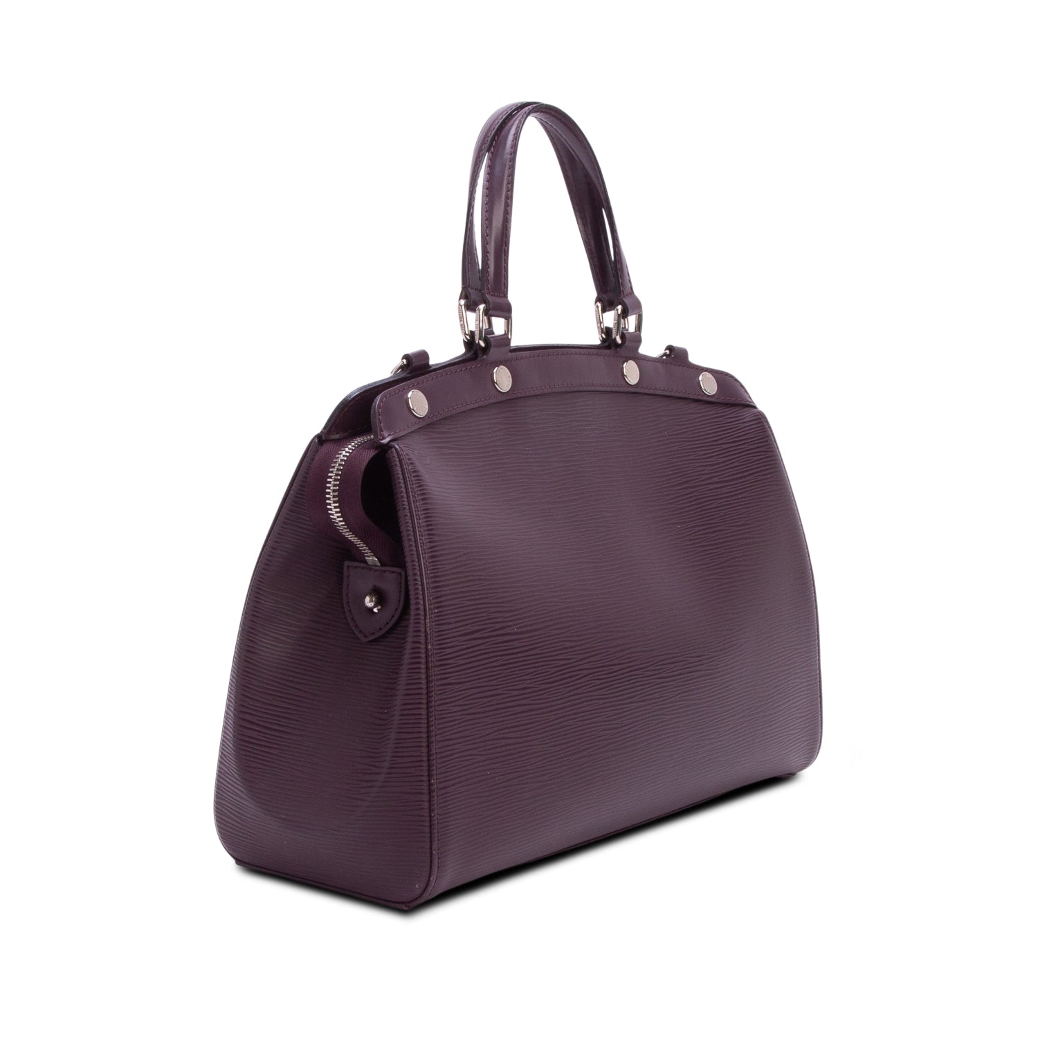 Louis Vuitton Purple Epi Leather Brea MM w/ Strap & Receipt