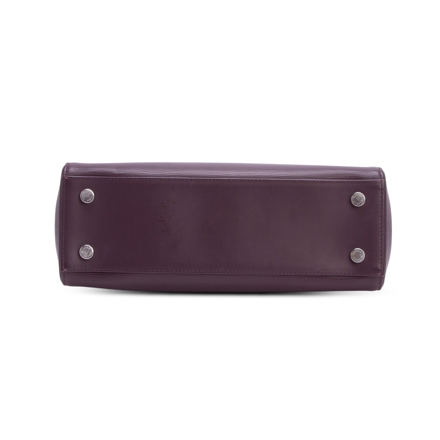 Louis Vuitton Purple Epi Leather Brea MM w/ Strap & Receipt