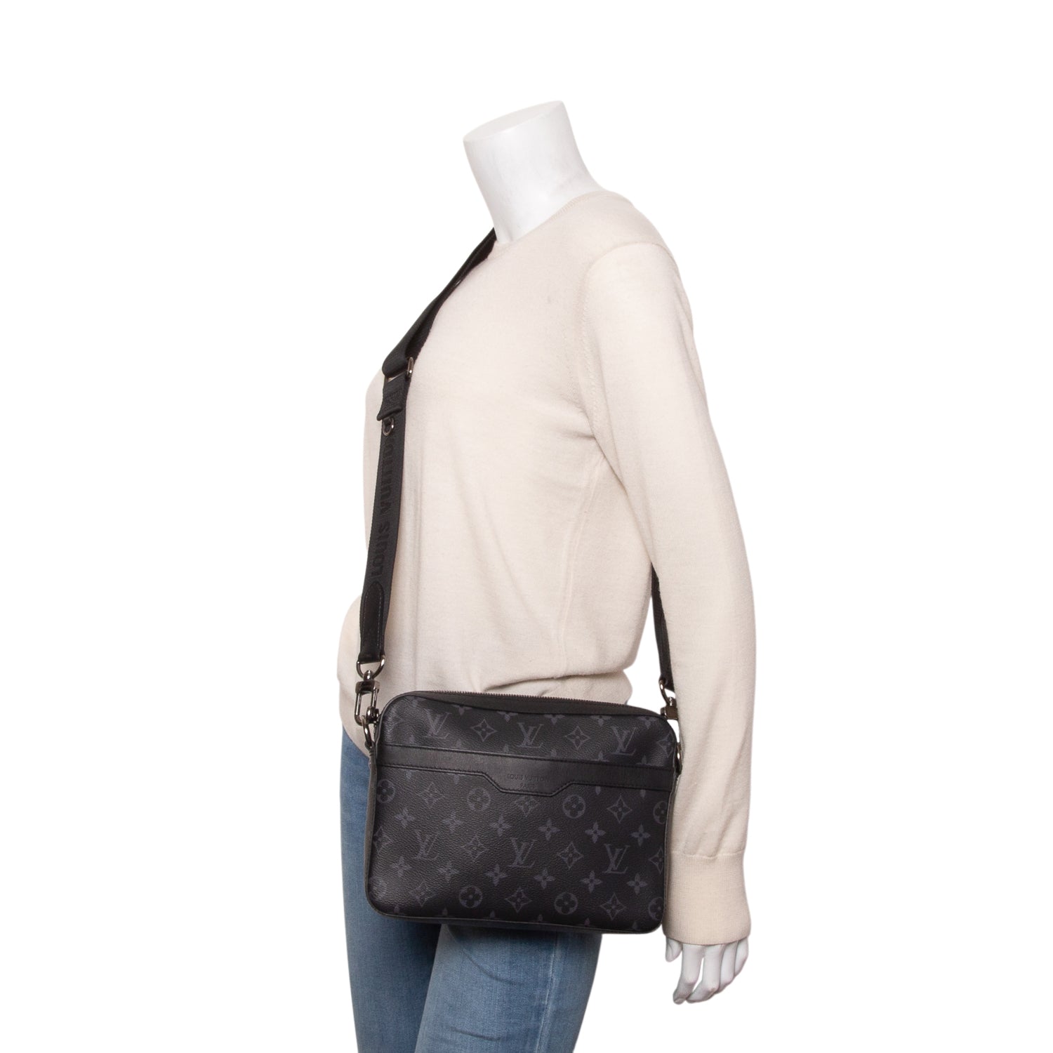 Louis Vuitton 2025 Reverse Monogram Eclipse Trio Messenger Bag w/ Box & Receipt