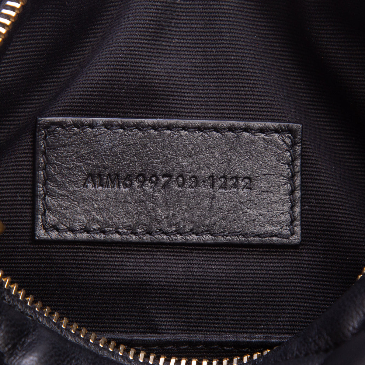 Saint Laurent 2022 Black Quilted Lambskin Leather Mini Sade Tube Bag