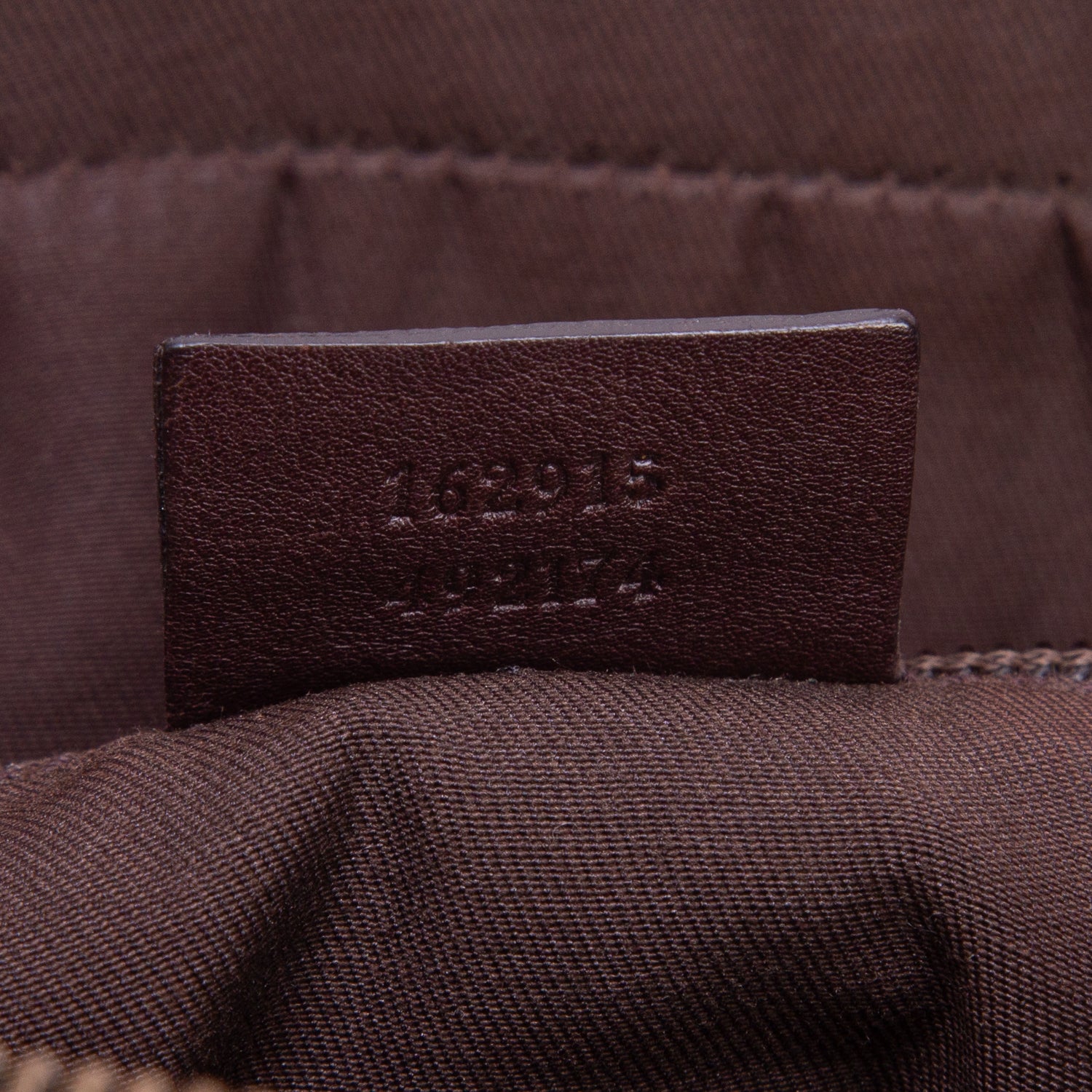 Gucci Brown Calfskin Signature Messenger Bag