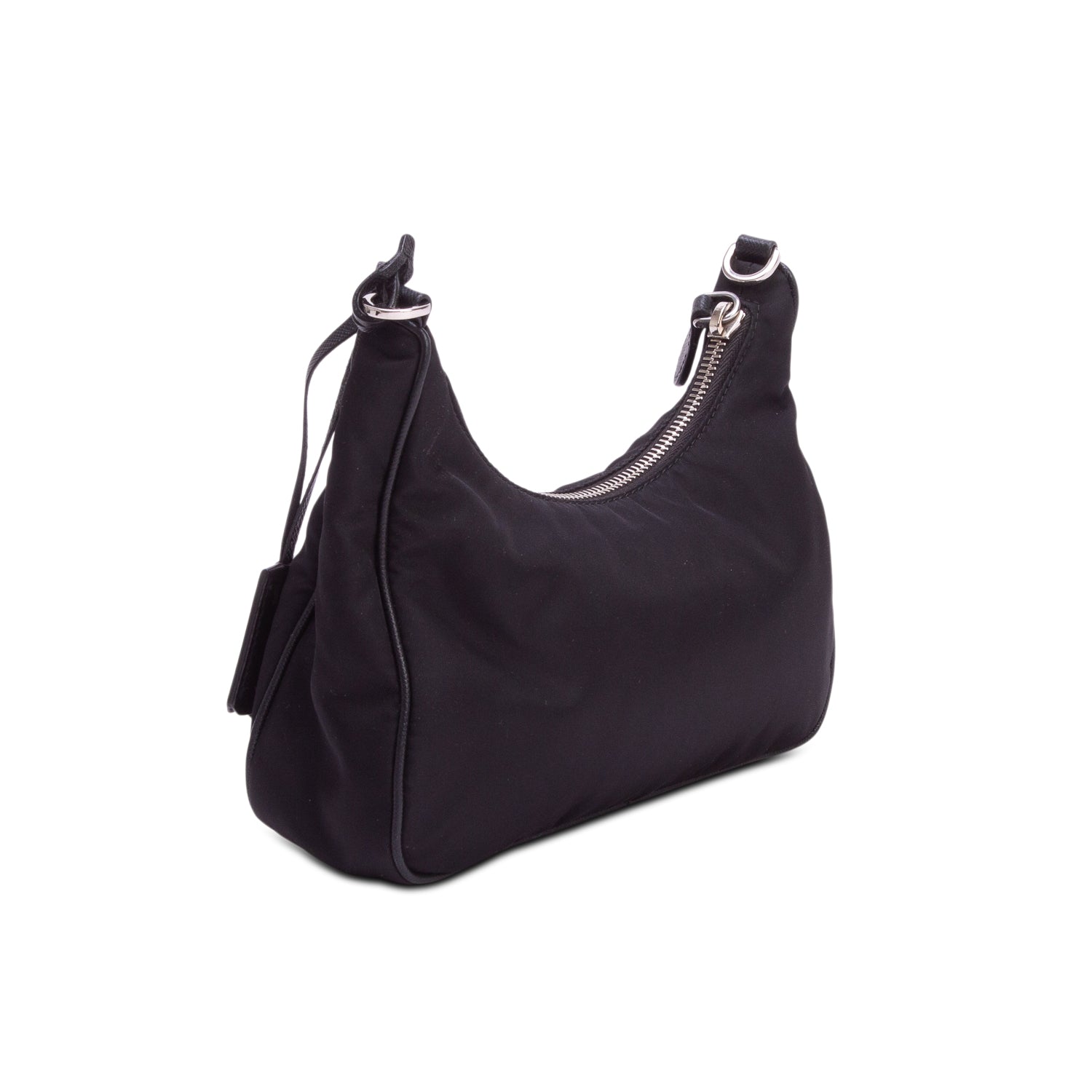 Prada Black Re-Edition 2005 Re-Nylon Bag w/ Straps