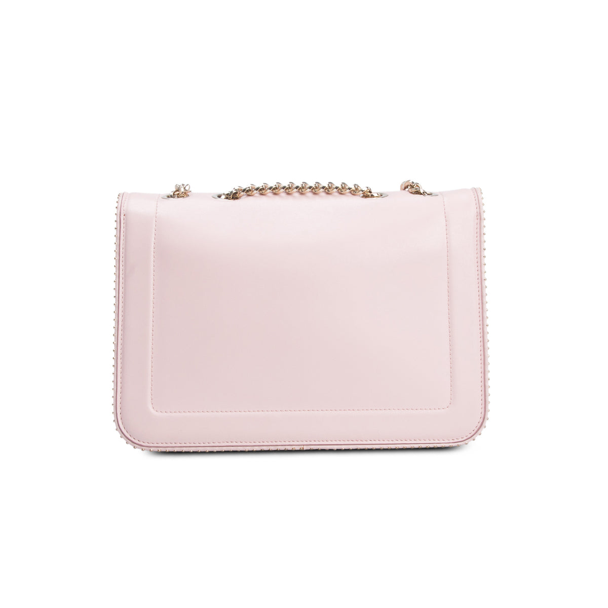 Ferragamo Pink Smooth Calfskin Vara Bow Shoulder Bag