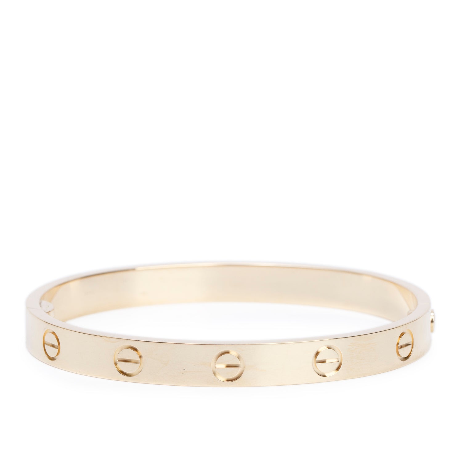 Cartier 2026 18k Yellow Gold Love Bracelet, Classic Model, Size 16 w/ Box & Certificate