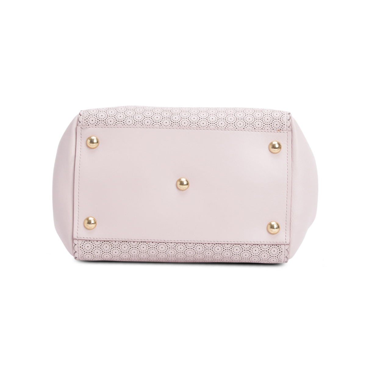 Ferragamo Pink Calfskin Melike Chain Tote