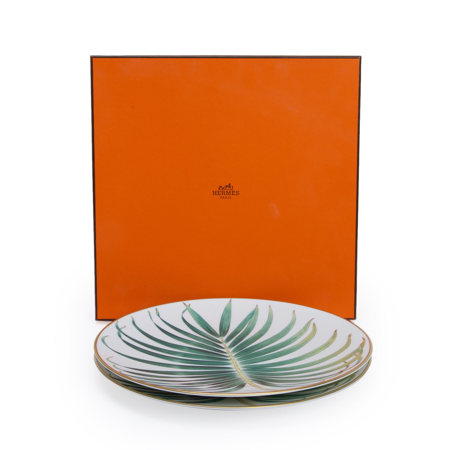 Hermes Passifolia Porcelaine Dinner Plate N2 w/ Box