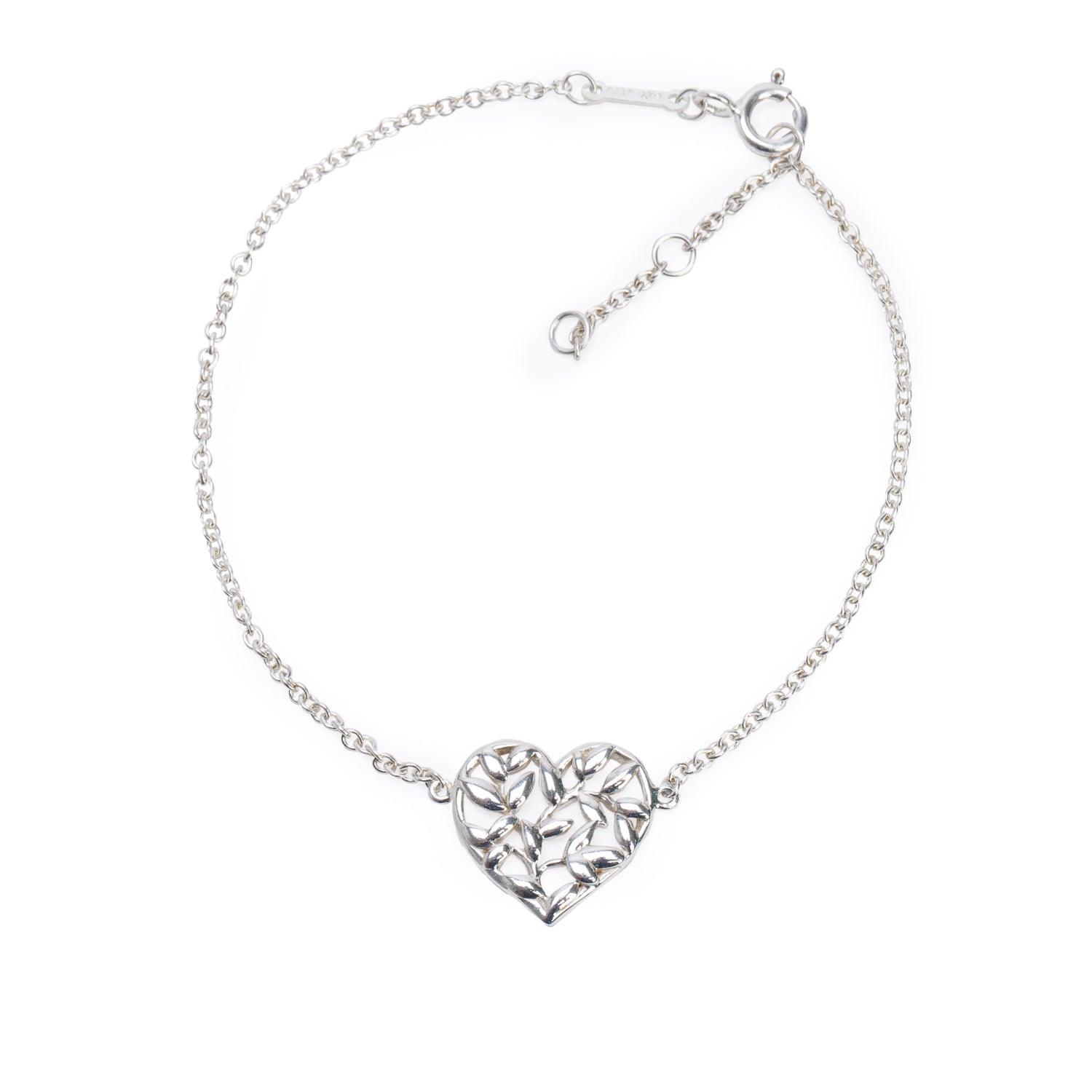 Tiffany & Co. Paloma Picasso Olive Leaf Heart Bracelet