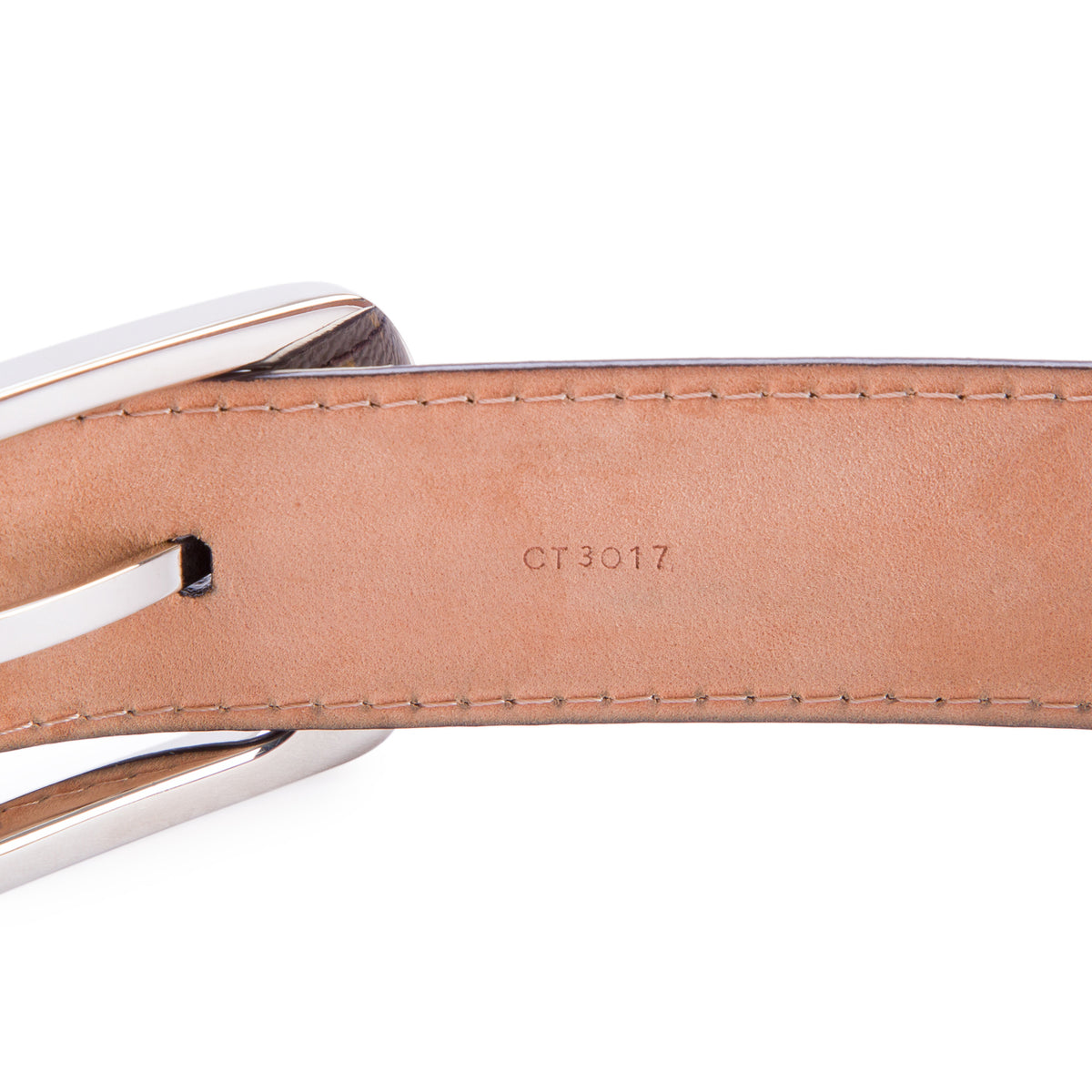 Louis Vuitton Monogram 30 MM Belt with Ellipse Buckle 85 34 w/ Box