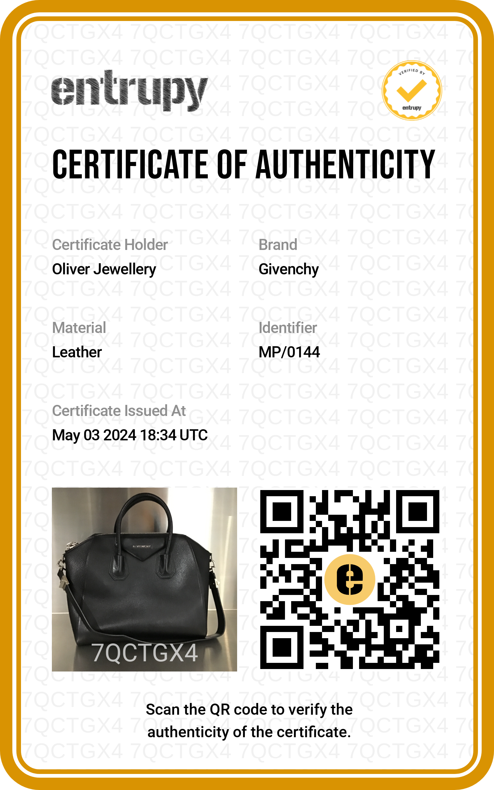 Givenchy Black Grained Calfskin Leather Medium Antigona Bag