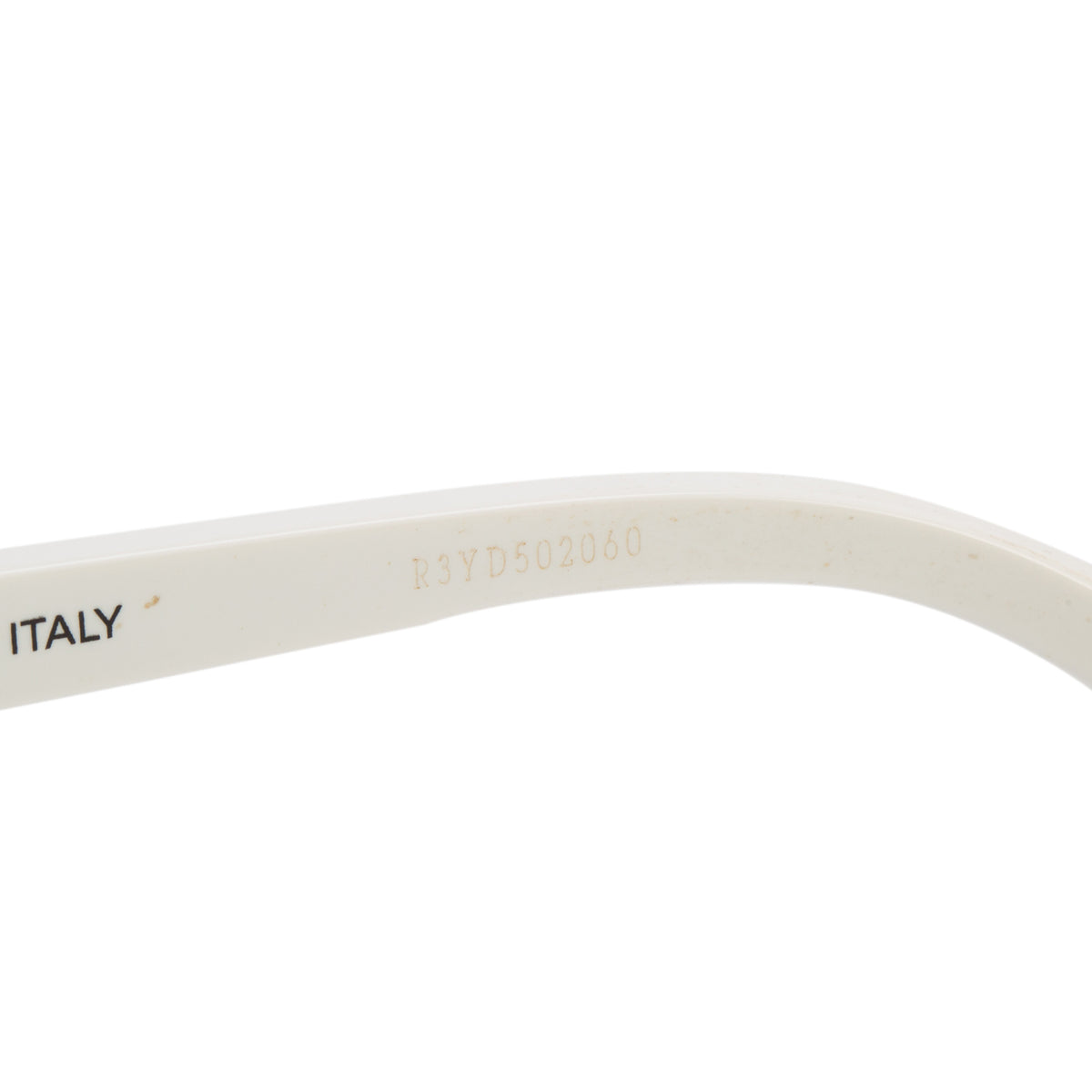 Balenciaga BB0003S White Acetate Ski Shield Sunglasses w/ Case