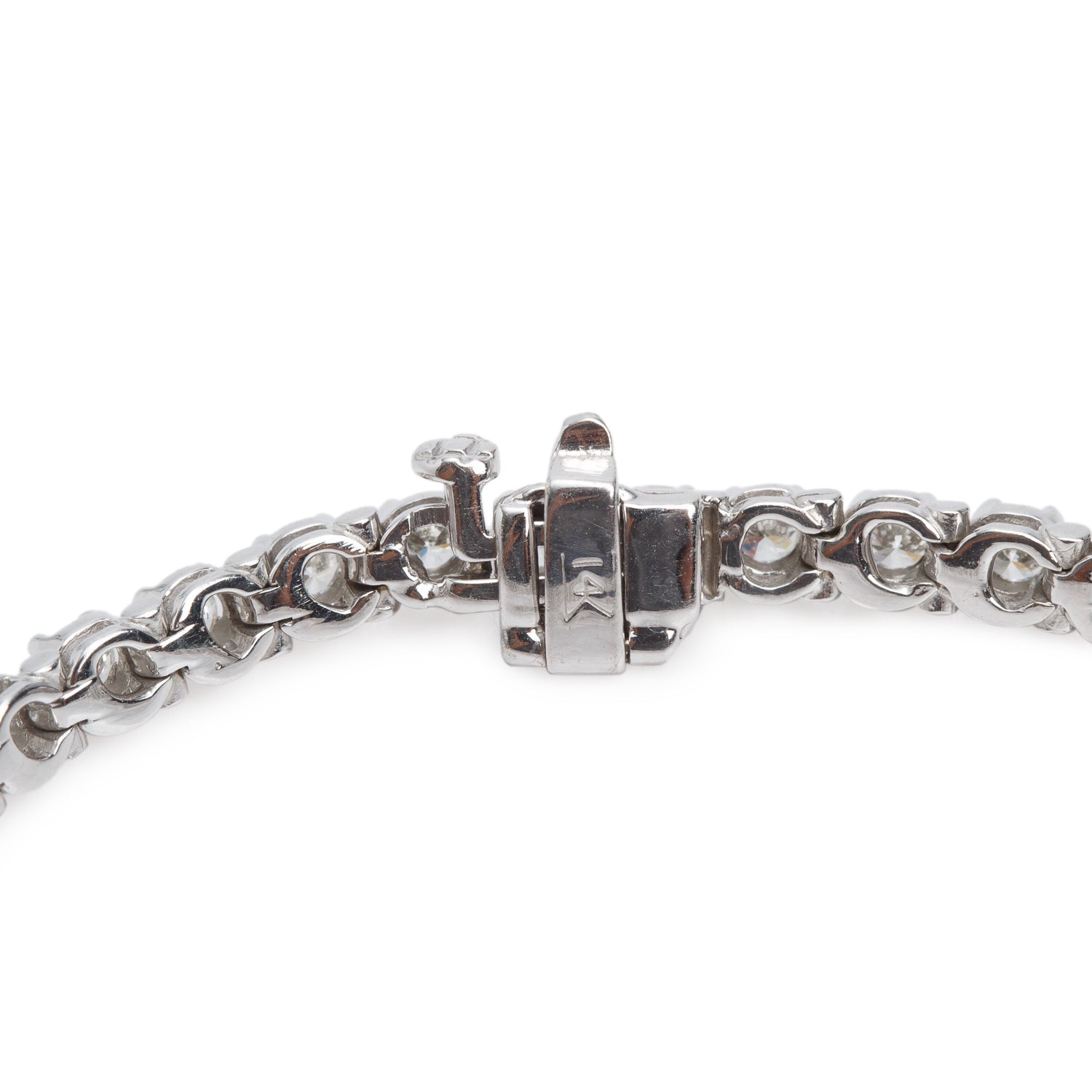14k White Gold 3.06 tcw. Diamond Tennis Bracelet