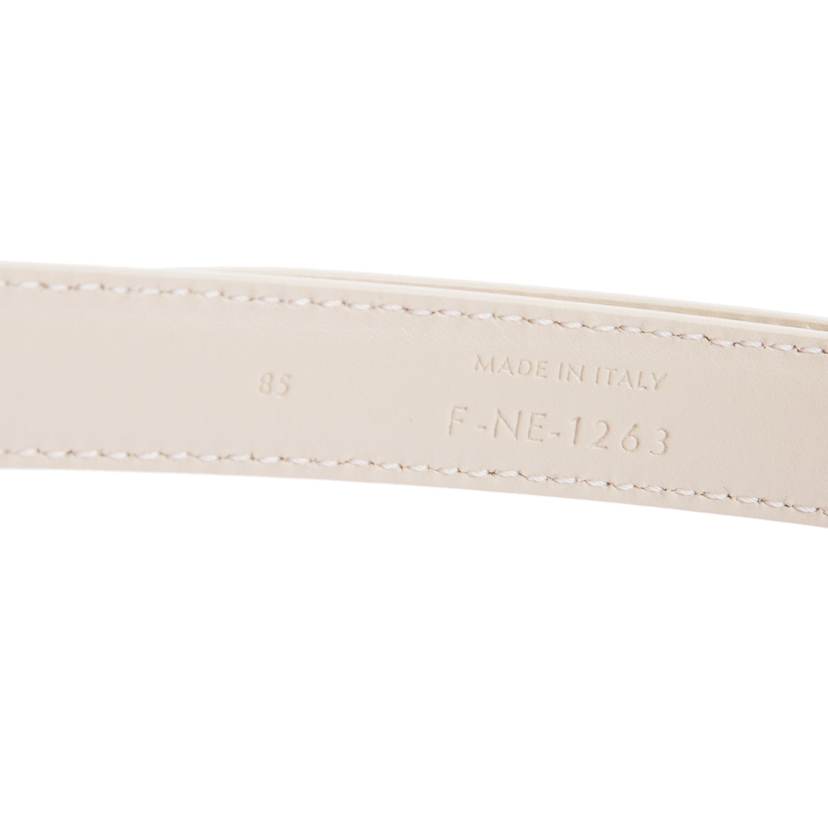 Celine 2023 Nude Boxt Leather Triomphe 18 MM Belt, Size 85