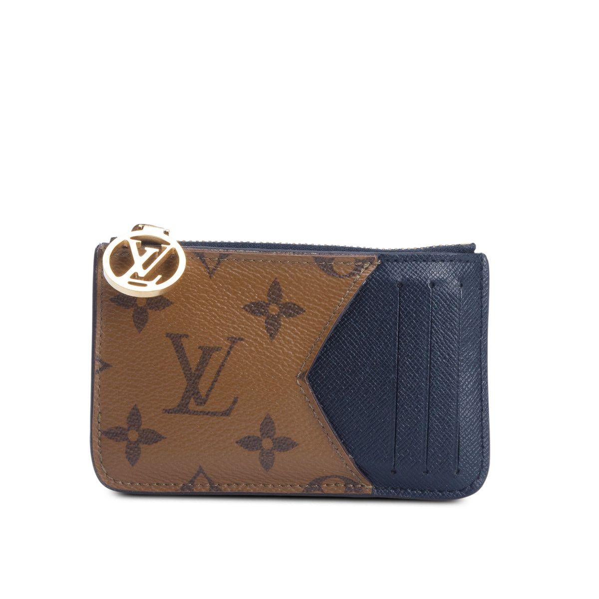 Louis Vuitton 2023 Monogram Reverse Romy Card Holder w/ Box & Receipt