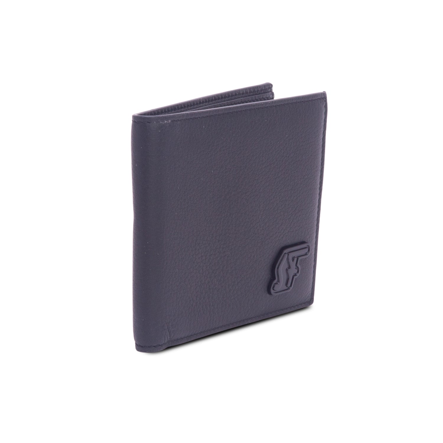 Ferragamo Black Signature Leather Bifold Wallet