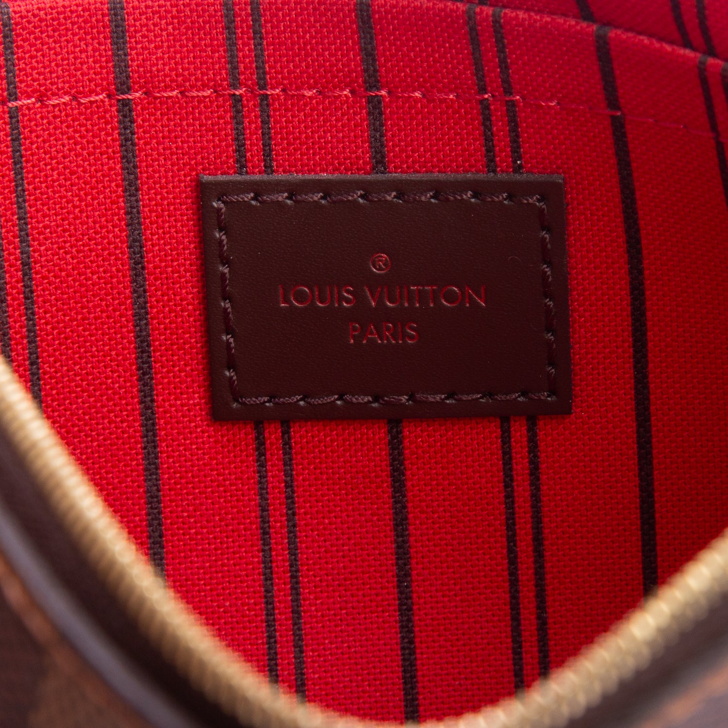 Louis Vuitton Damier Ebene Neverfull Pochette