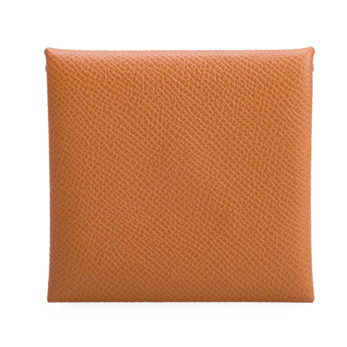 Hermes 2022 Gold Epsom Calfskin Bastia Coin Pouch w/ Box