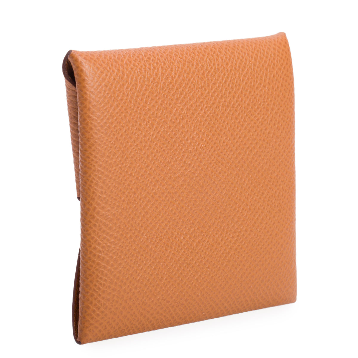 Hermes 2022 Gold Epsom Calfskin Bastia Coin Pouch w/ Box