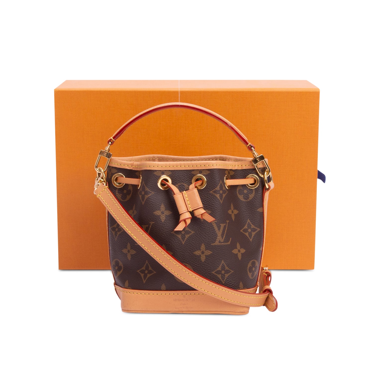 Louis Vuitton 2024 Monogram Nano Noe w/ Box, Receipt & Strap